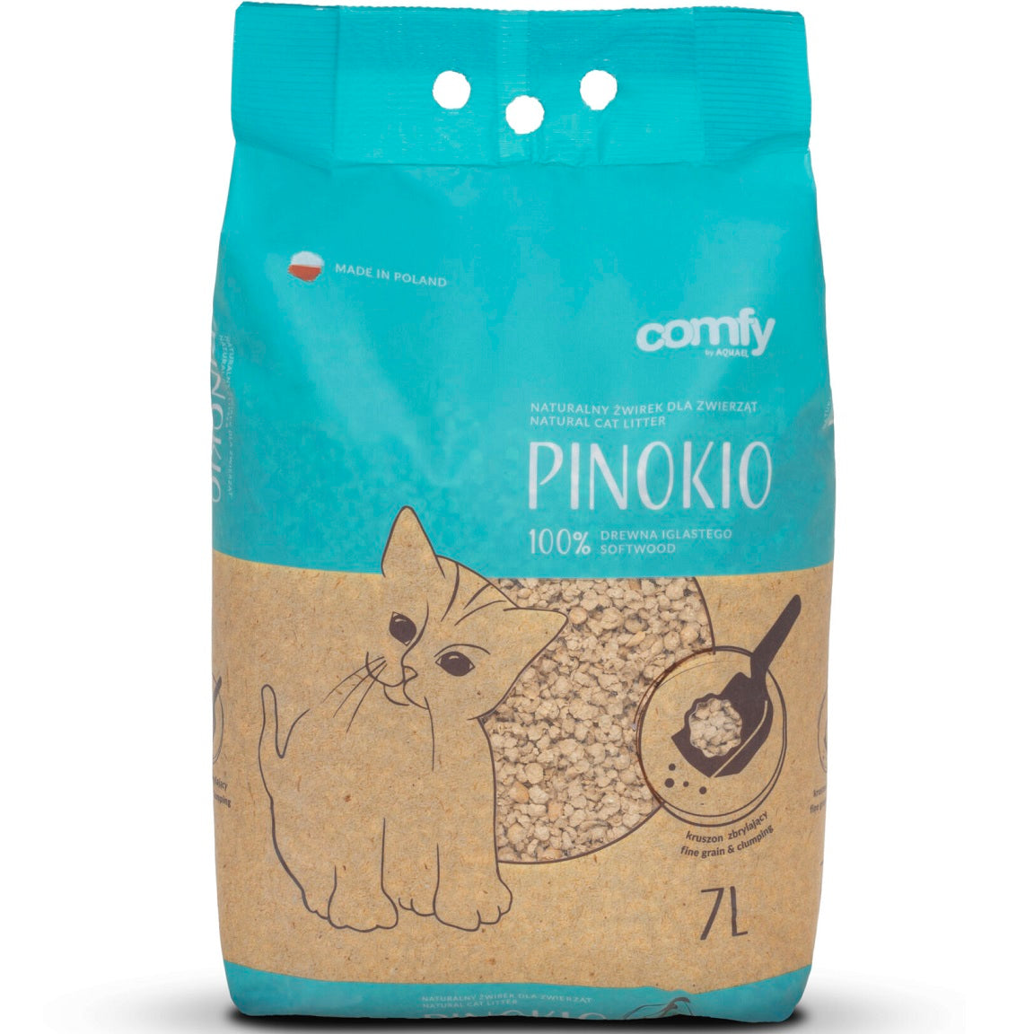 Comfy Pinokio Clumping Crushed Litter