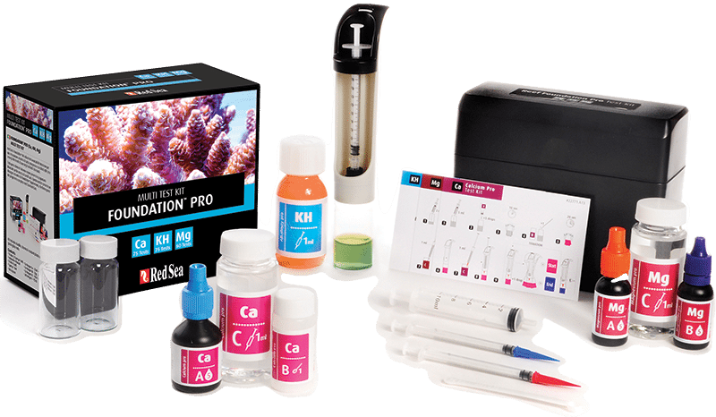 Red Sea Reef Foundation Pro Multi Test Kit (Ca, Alk, Mg)