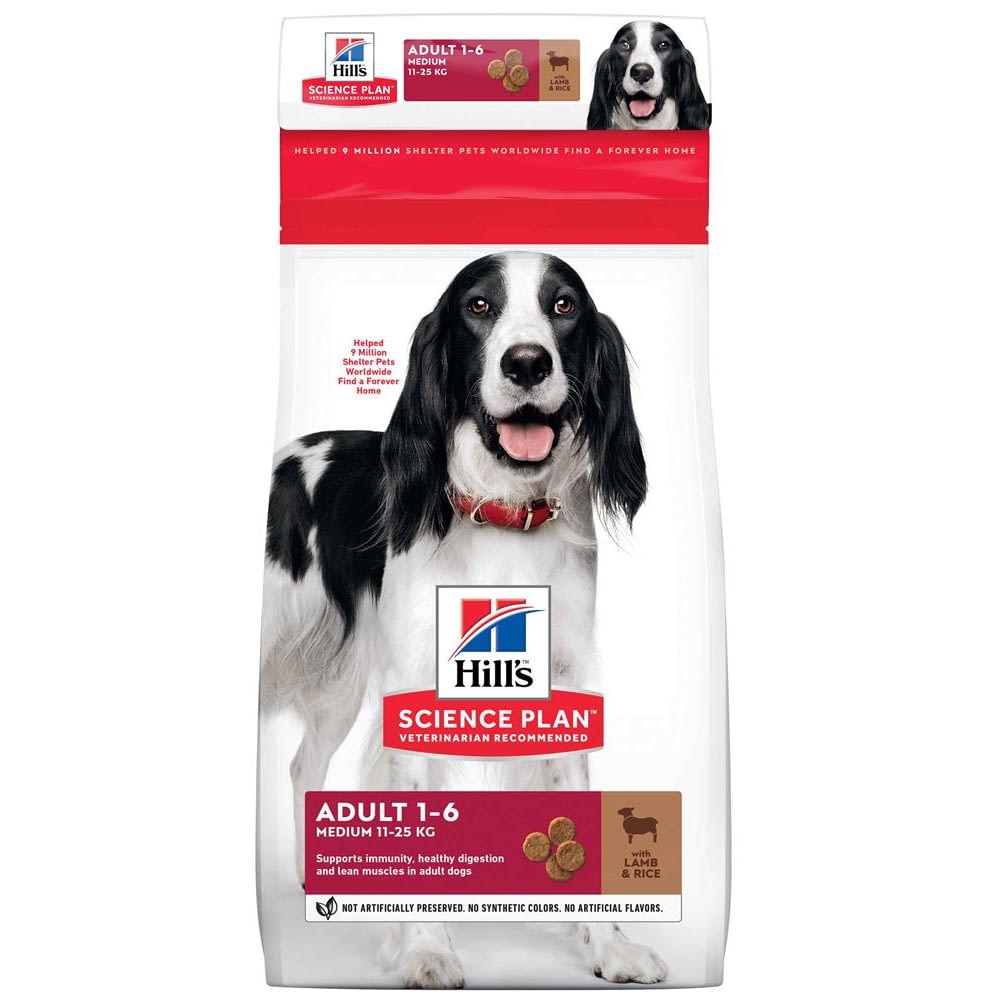 Hill’s Science Plan Adult Medium Dry Dog Food Lamb & Rice Flavour