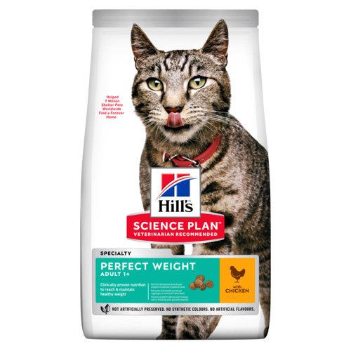 Hill’s Science Plan Adult Perfect Weight Dry Cat Food 7kg - 604077