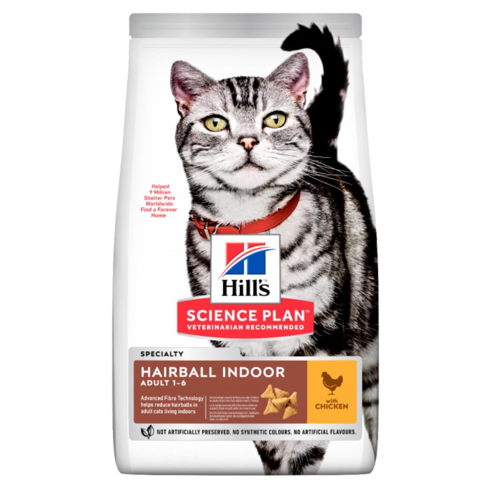 Hill’s Science Plan Hairball Indoor Adult Cat