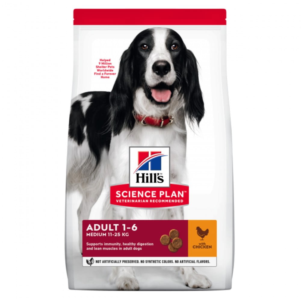 Hill’s Science Plan Adult Medium Dry Dog Food Chicken Flavour