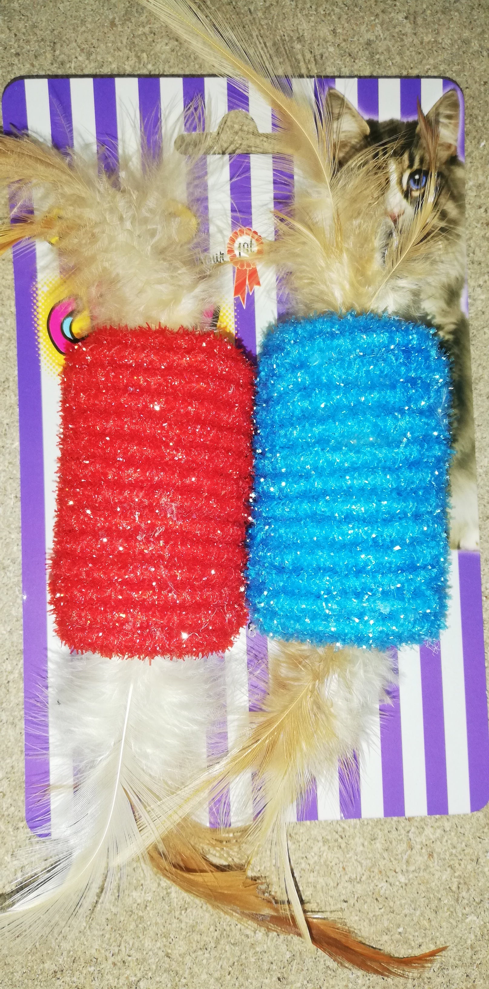 Daro Cat Feather Spoil Ball 2pc