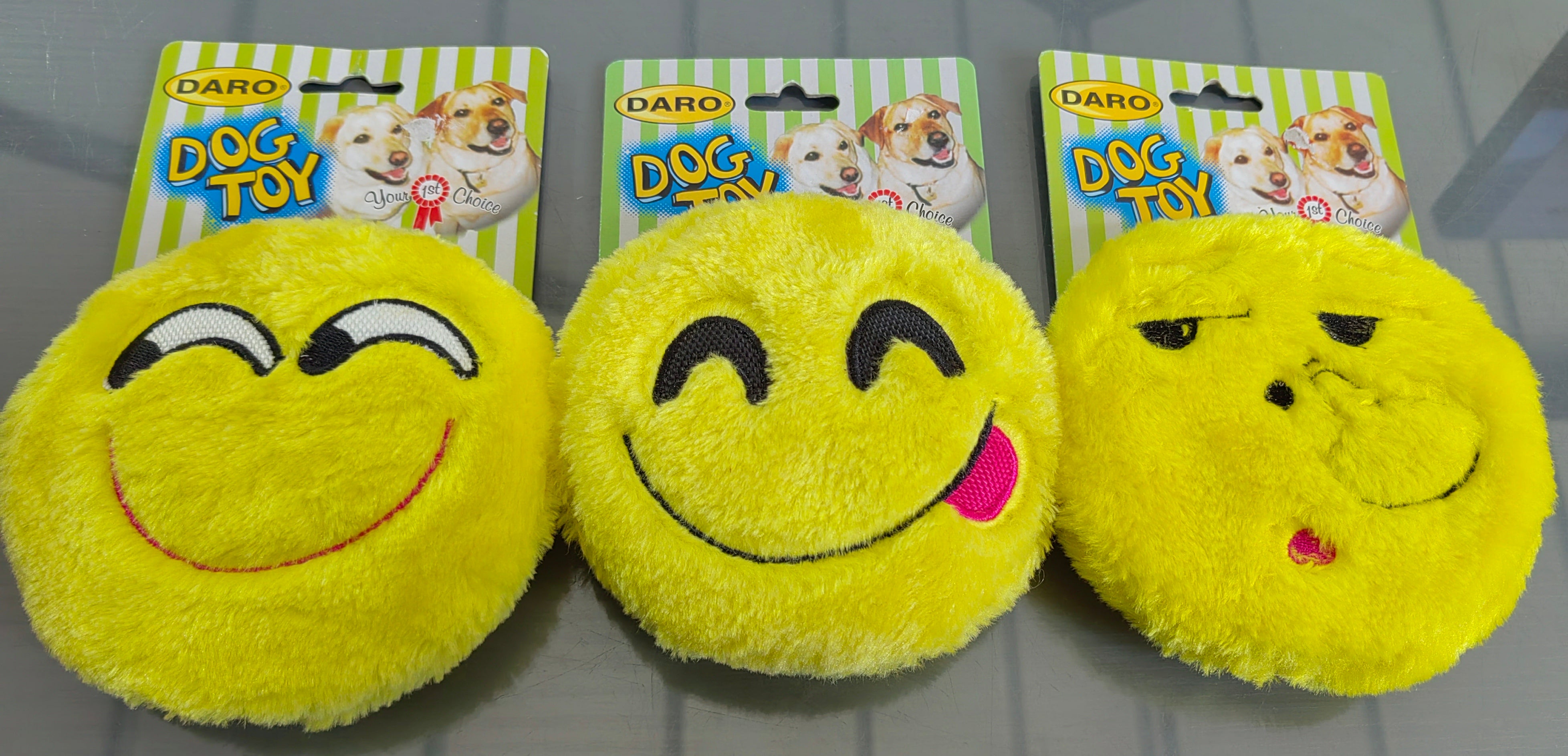 Daro Emoji Dog Toys