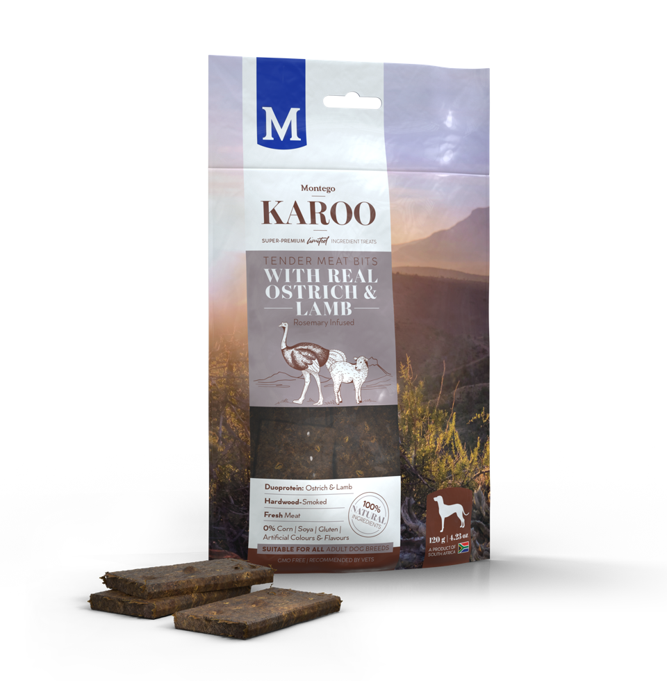 Karoo Meat Bits Ostrich & Lamb - 120g
