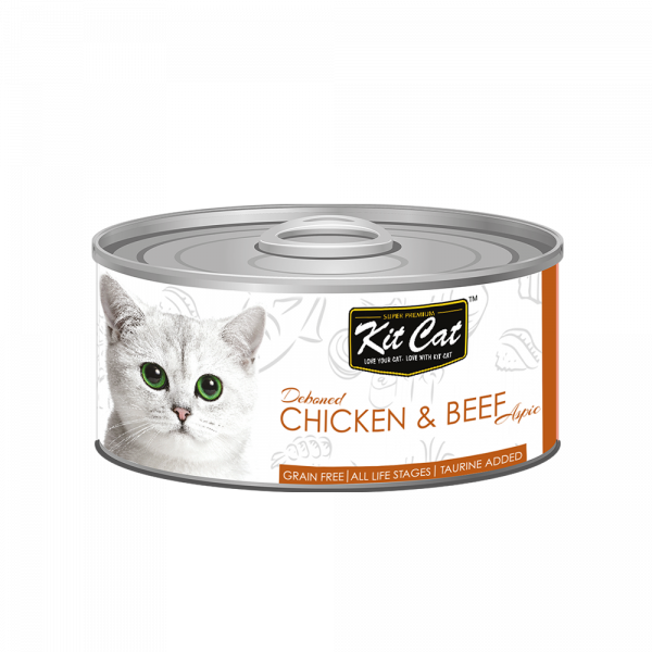 KitcatKit Cat Deboned Chicken & Beef 80g