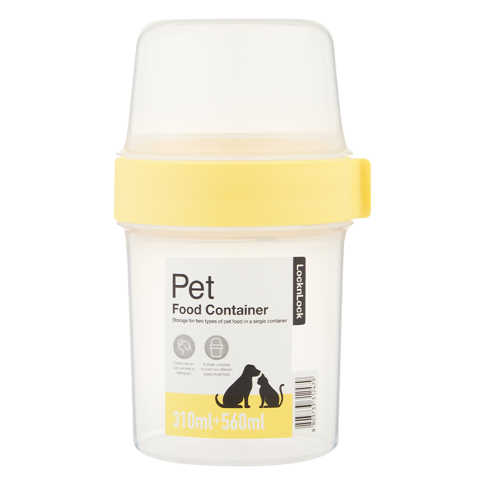 LocknLock Pet Food Container 560+310ML