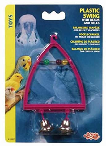 Living World Plastic Swing With Beads & Bells