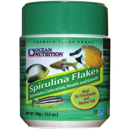 Ocean Nutrition Spirulina Flakes (Marines or Freshwater)