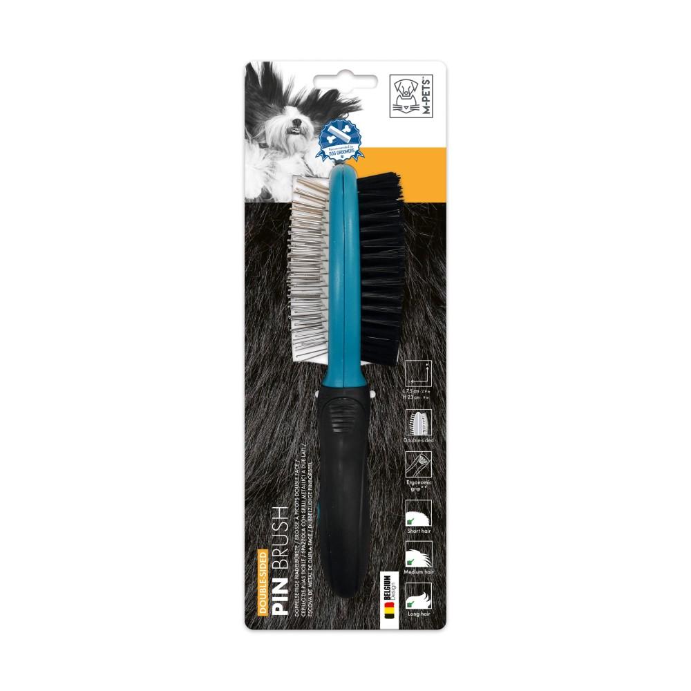 M-Pets Double-Sided Pin Brush