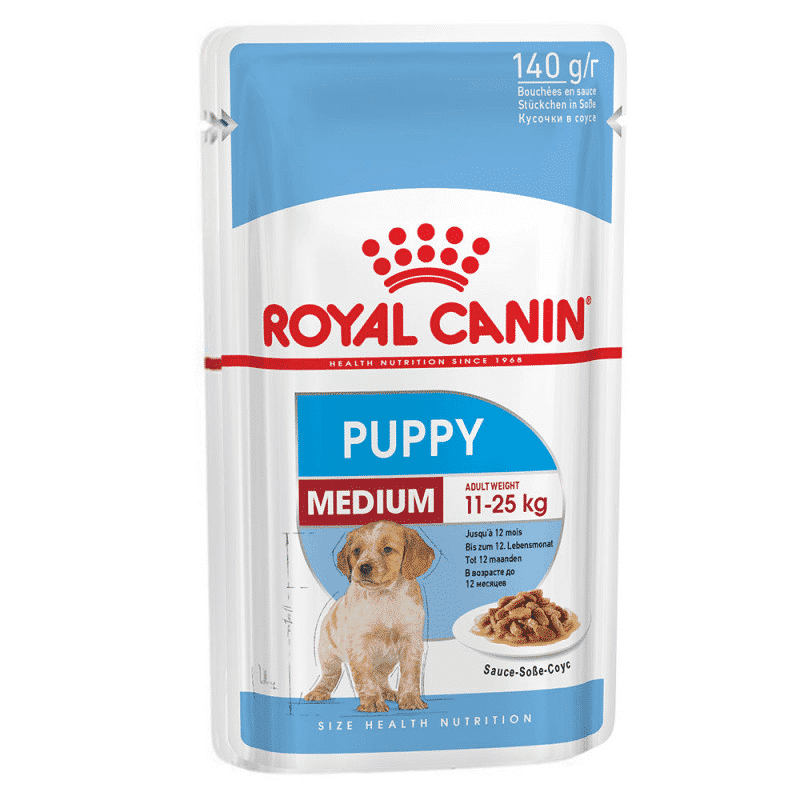 Royal Canin Medium Puppy Pouch - 140g