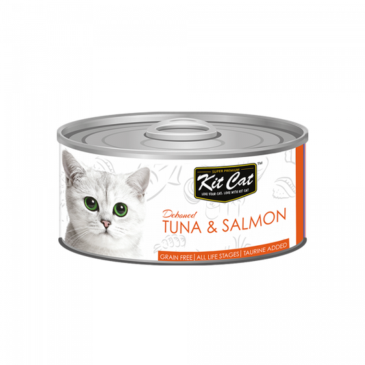 Kit Cat Deboned Tuna & Salmon 80g