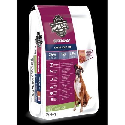 Ultra Dog Superwoof Large Adult Beef & Rice
