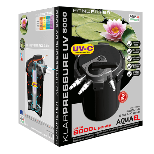 Aquael Klarpressure UV 8000 Pond Filter