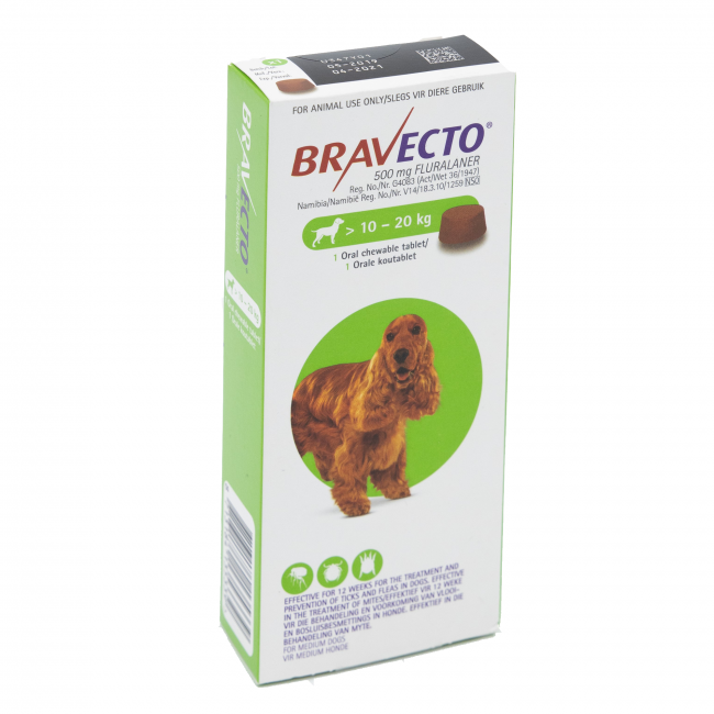 Bravecto Dog 10-20KG *3Month Treatments