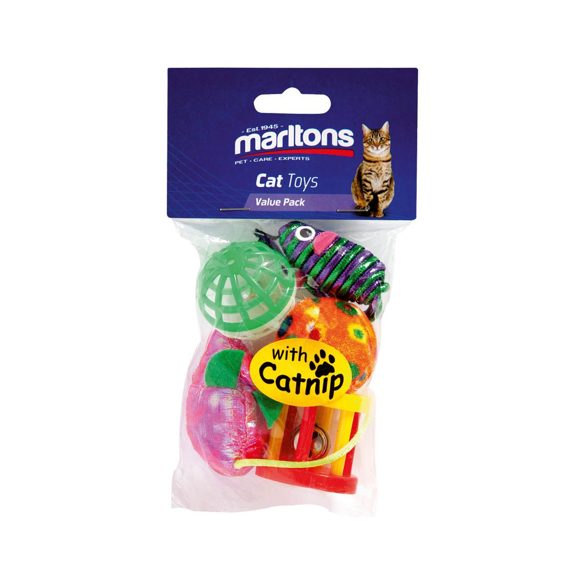 Marltons Cat Toy Value Pack With Catnip - Medium