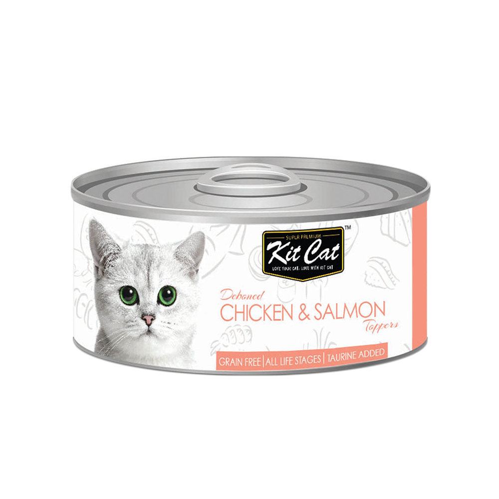 Kit Cat Deboned Chicken & Salmon 80g