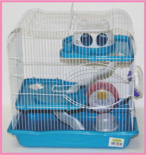 Daro Hamster Cage Double Story With Funky Tubes - HAC355