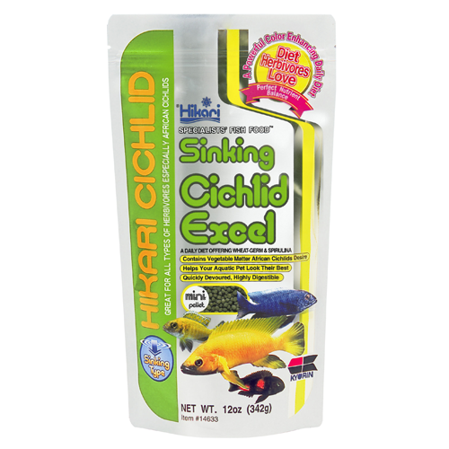 Hikari Cichlid sinking Excel mini