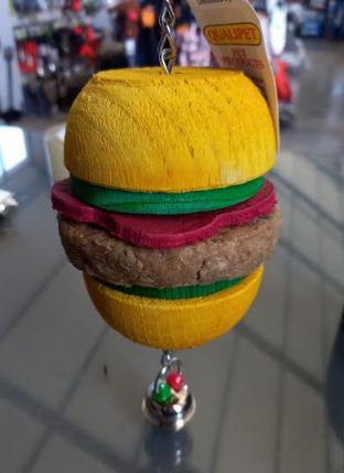 Wooden Bird Toy - Hamburger