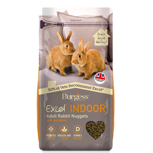 Burgess Excel Indoor Rabbit Food with Dandelion 1.5kg