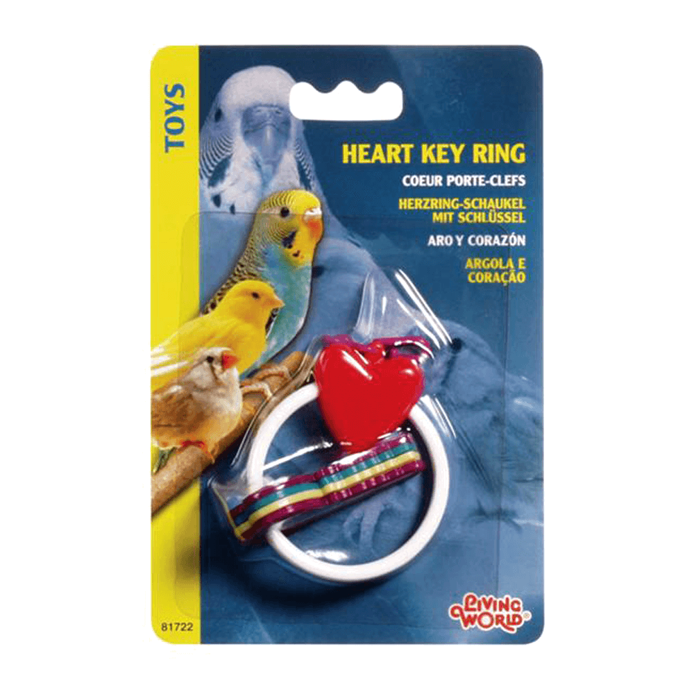 Living World Heart Key Ring