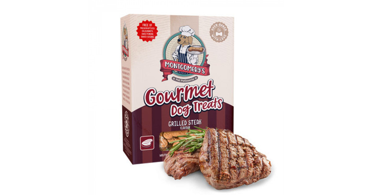 Montgomery's Gourmet Dog Treats - Grilled Steak