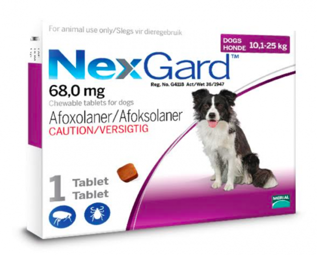 Nexgard Large dogs 10-25KG 1 tablet