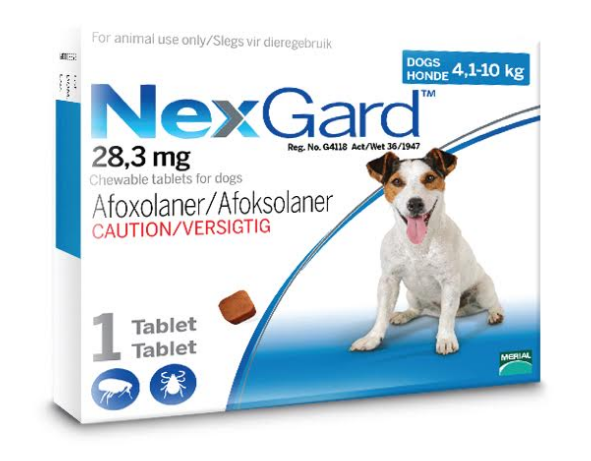 NexGard Small Dog 4-10KG