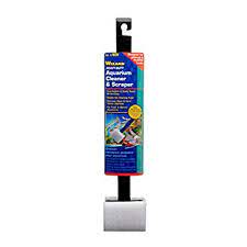 Penn-Plax WIZARD Heavy-Duty Aquarium Cleaner & Scrubber For Acrylic