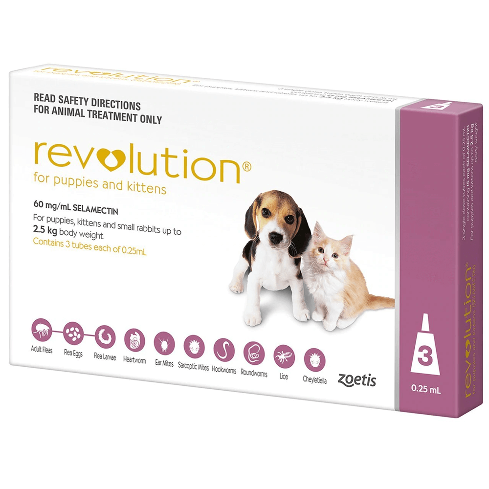 Revolution Puppy & Kitten under 2.5kg (single dose)