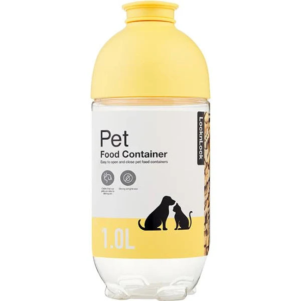 LocknLock Pet Easy Pour Wet Or Dry Container 1L