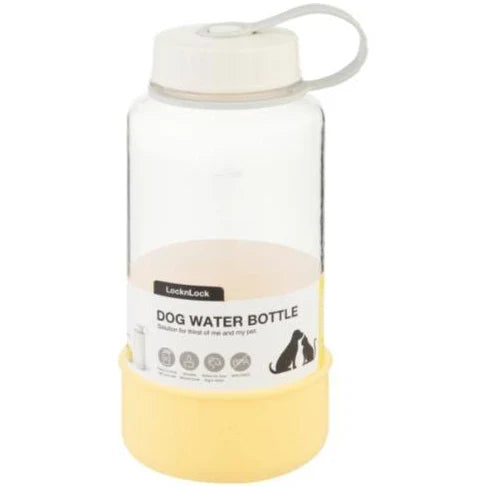 LocknLock Pet Water Bottle & Bowl 1 Litre