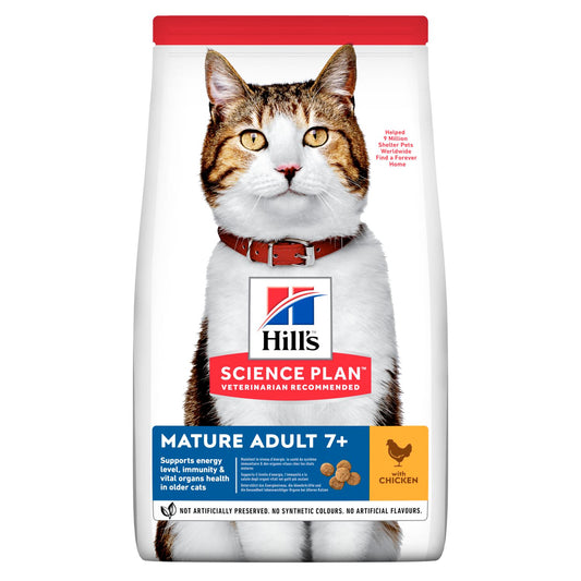 Hill's Science Plan Mature Adult Dry Cat Food - 1.5kg