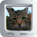 Sureflap Microchip Cat Flap White