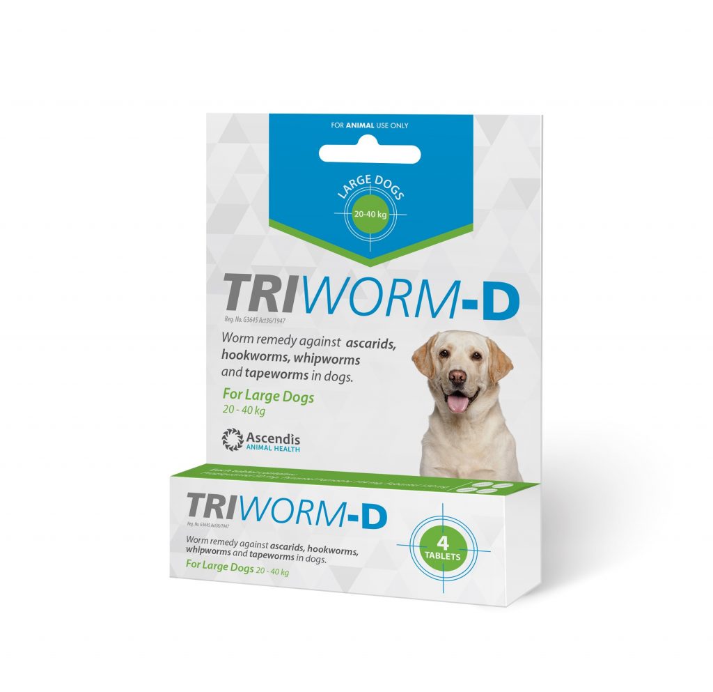 Triworm For Large Dogs 20-40KG