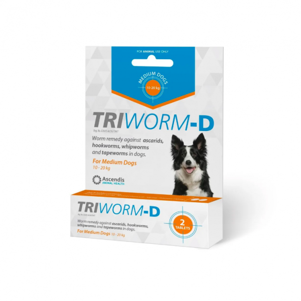 Triworm Medium Dogs 10-20KG